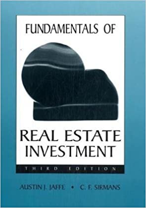 Fundamentals of Real Estate Investment - Third Edition