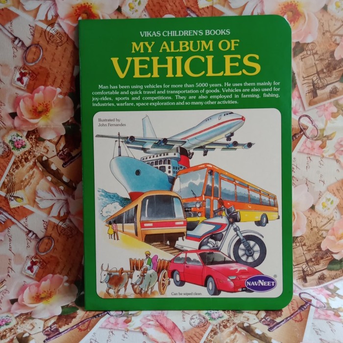 Vikas Children's Books :  My Album of Vehicles