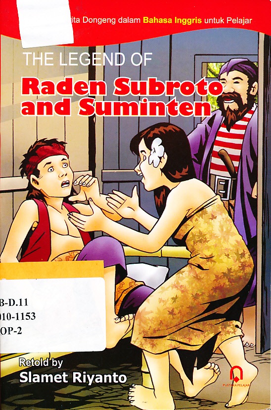 The legend of raden subroto and  suminten