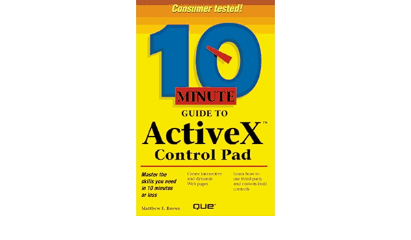 10 menit panduan activex control pad