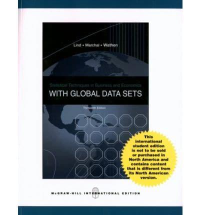 Statistical techniques in business and economics :  with global data sets thirteenth edition