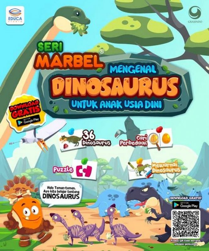 Seri Marbel: Mengenal Dinosaurus Untuk Anak Usia Dini
