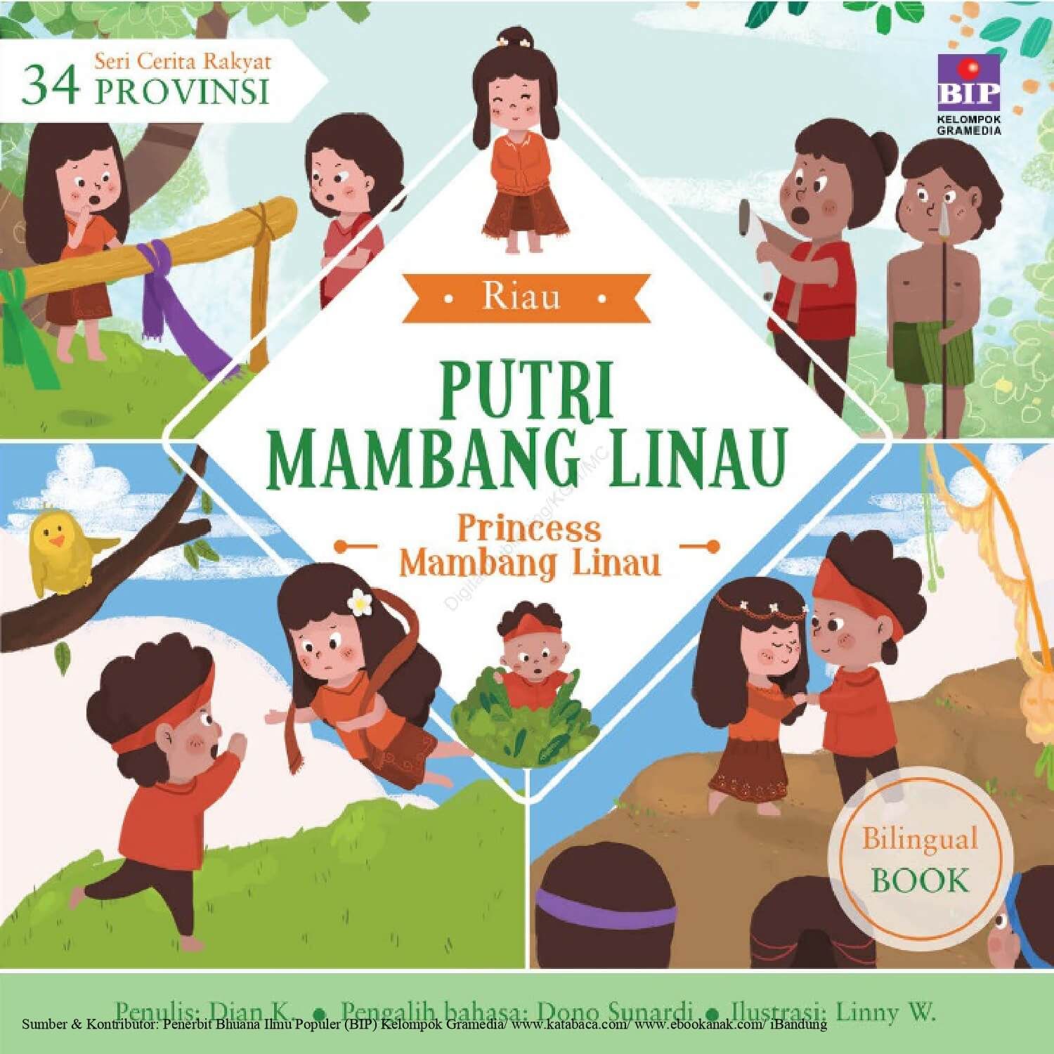 Seri Cerita Rakyat 34 Provinsi: Putri Mambang Linau