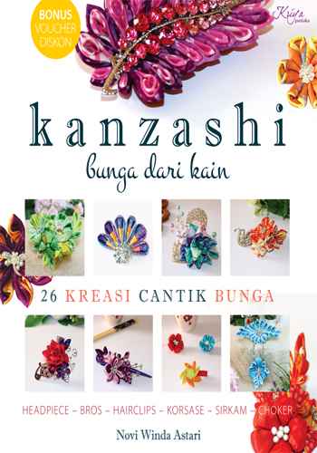 Kanzashi bunga dari kain