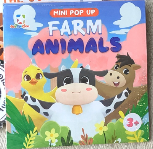 Mini pop up :  farm animals 3+
