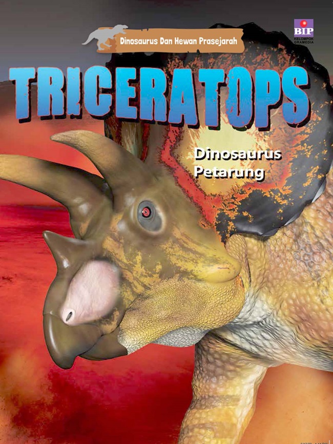 Dinosaurus dan hewan prasejarah : triceratops dinosaurus petarung