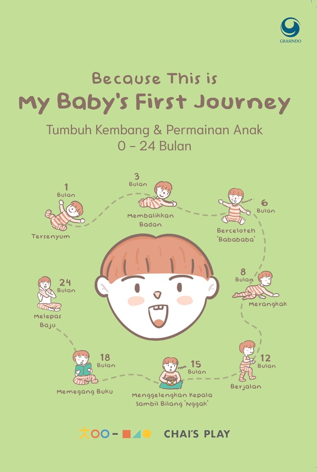 Because this is my baby's first journey :  tumbuh kembang & permainan anak 0-24 bulan