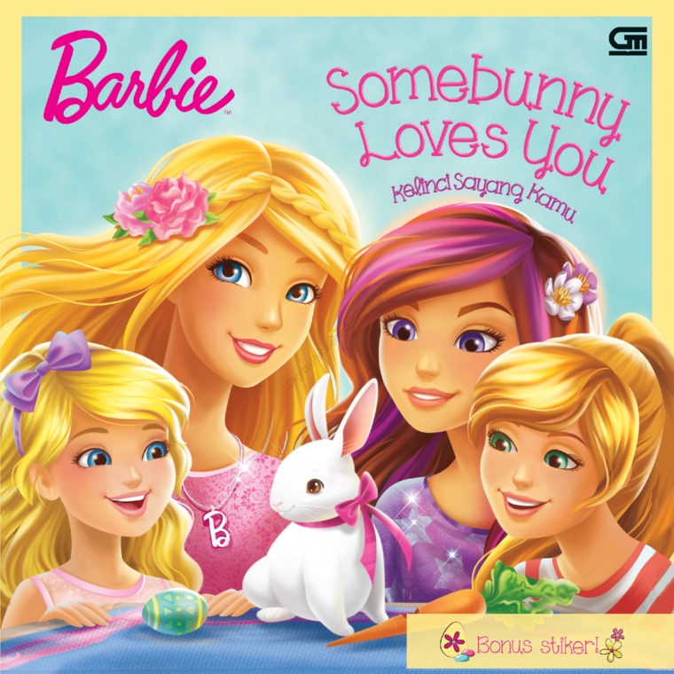 Barbie :  somebunny loves you;