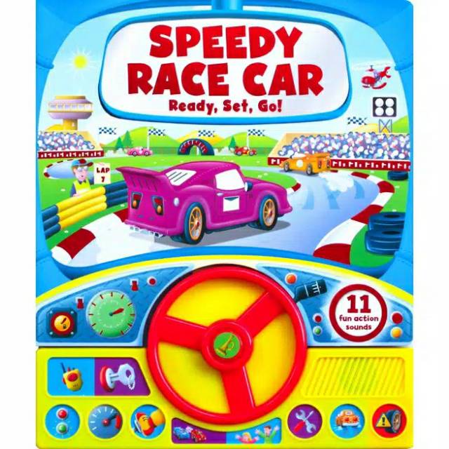 Speedy race car :  ready, set, go!