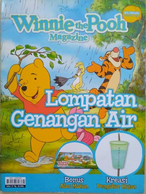 Winnie the pooh magazine :  Lompatan genangan air : Bilingual Indonesia-Inggris