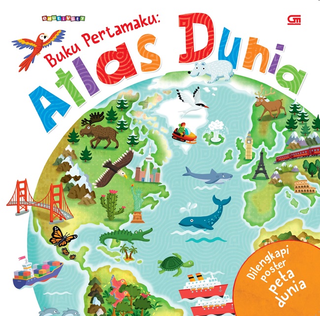 Buku pertamaku :  atlas dunia