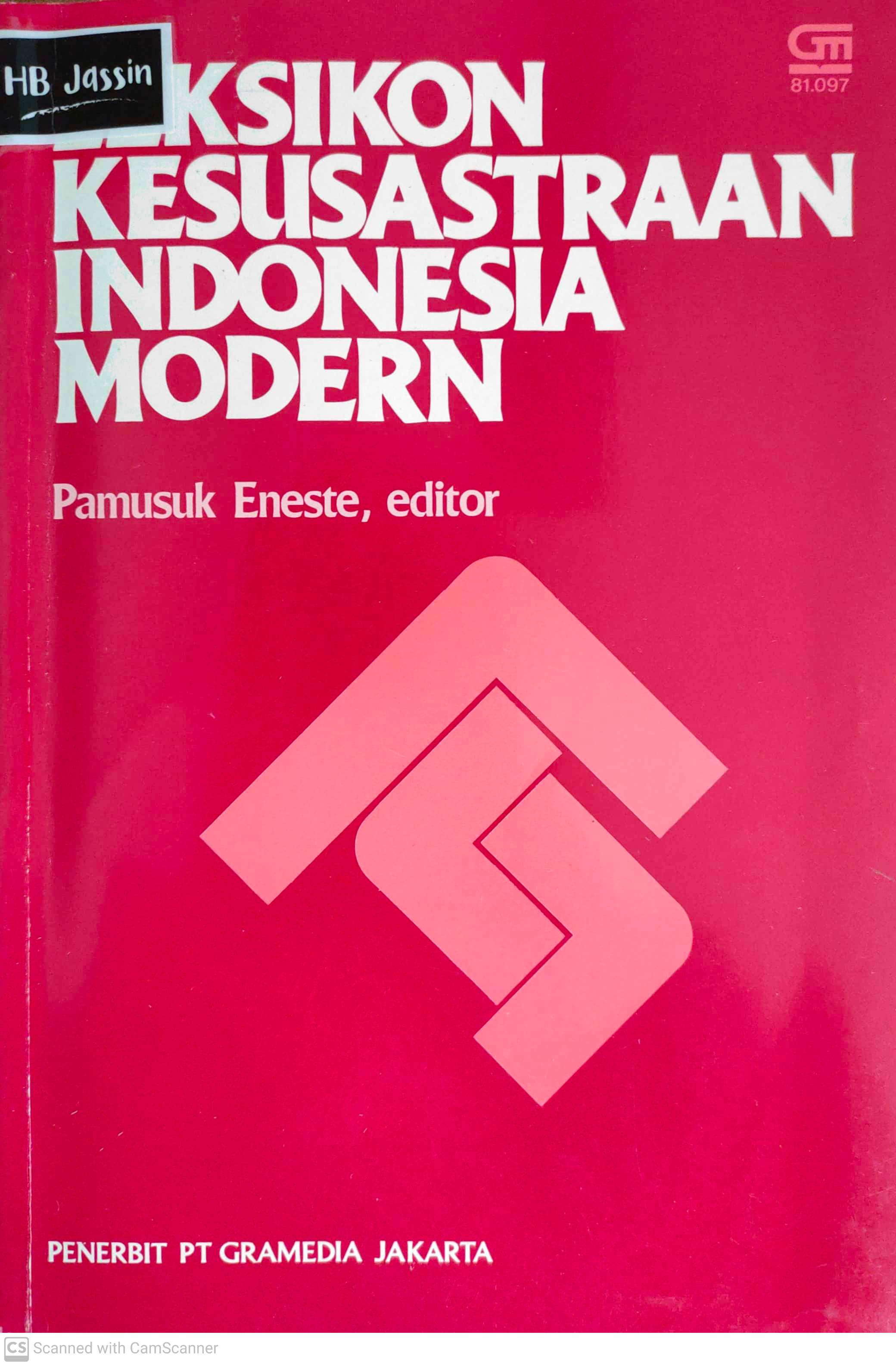Leksikon kesusastraan Indonesia modern
