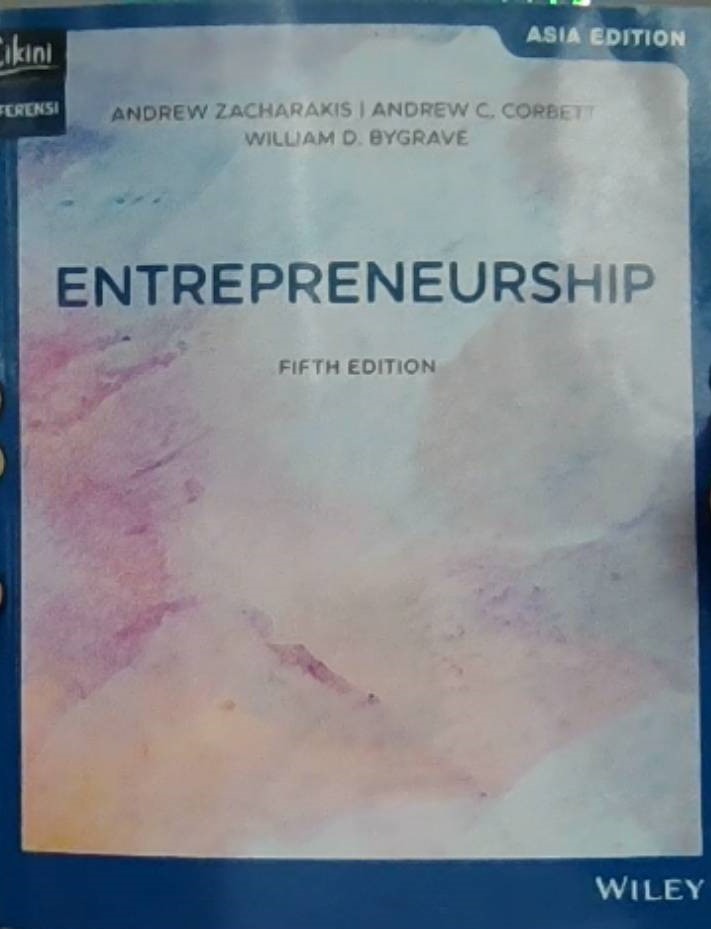 Entrepreneurship - fifth edition