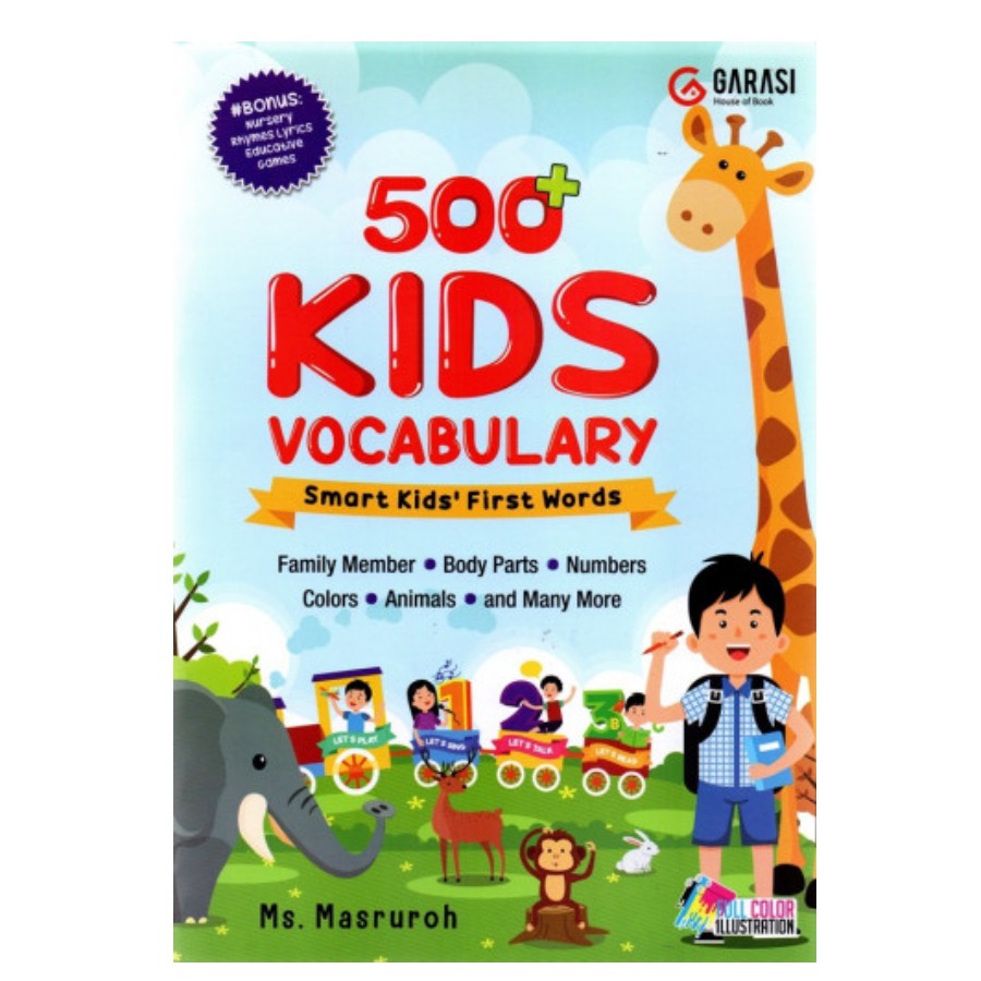 500+ kids vocabulary :  smart kids' first words