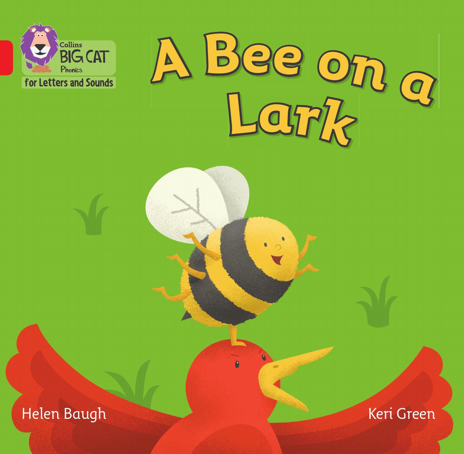 A bee on a lark