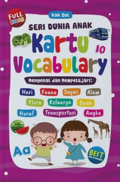 Seri dunia anak : kartu vocabulary