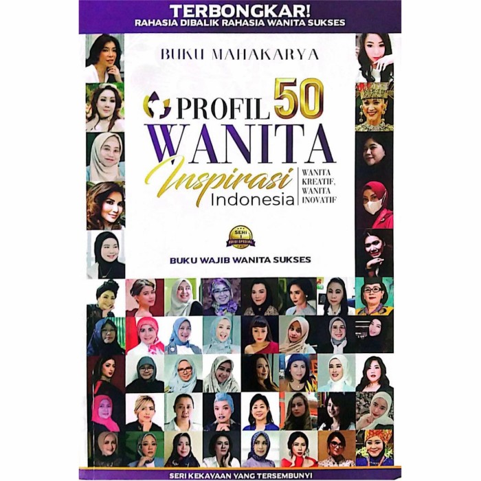 Buku mahakarya profil 50 wanita inspirasi Indonesia :  wanita kreatif, wanita inovatif