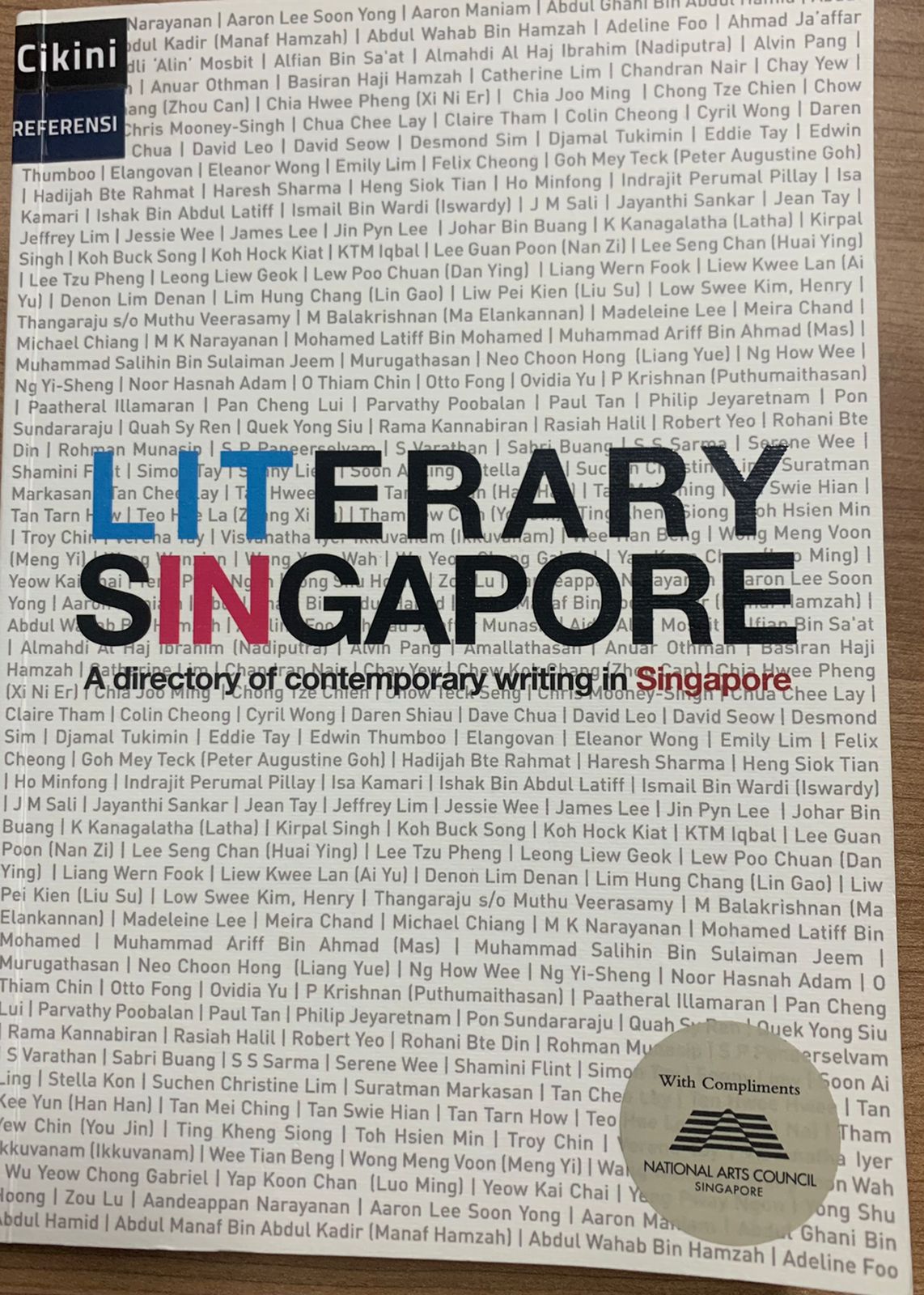 Literary Singapore :  a directory  of contemporary writing in Singapore