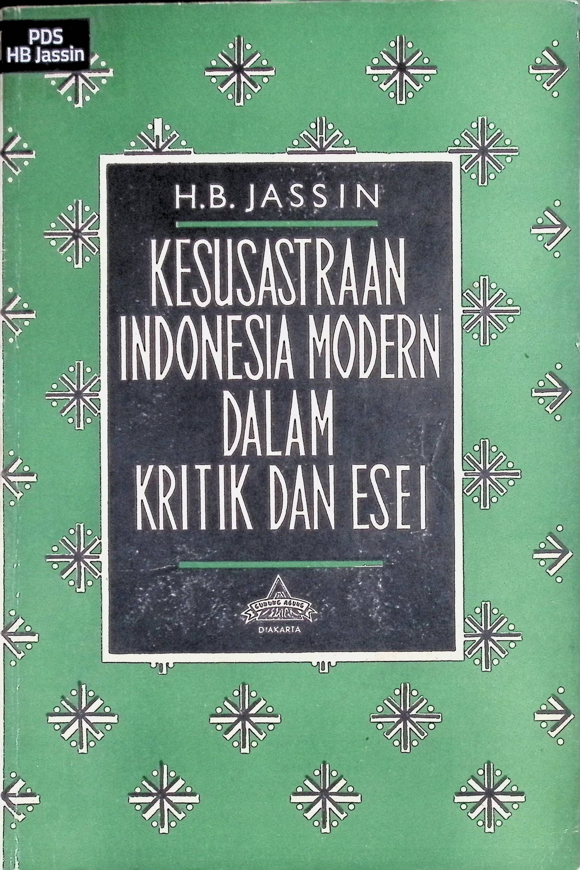 Kesusastraan Indonesia Modern dalam Kritik dan Esei II