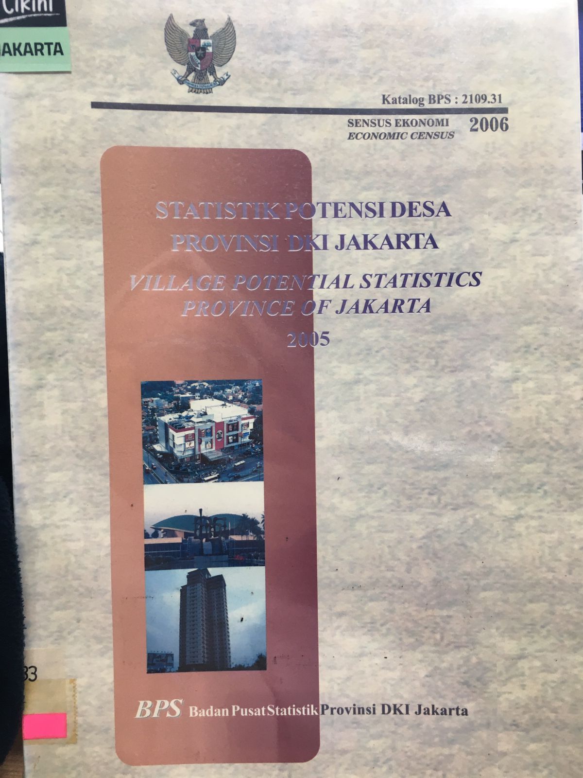 Statistik potensi desa provinsi DKI Jakarta = village potential statistics province of Jakarta 2005