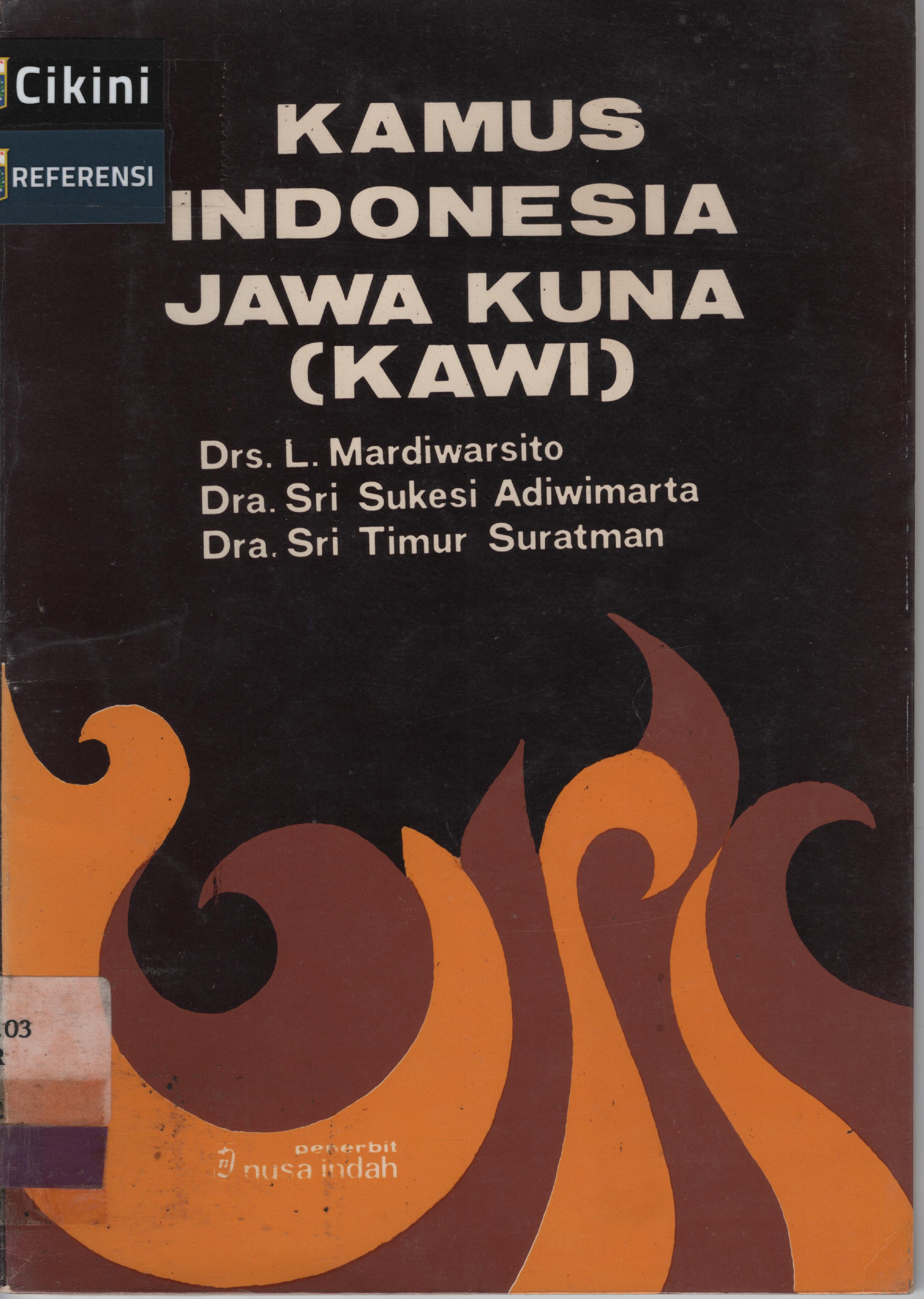 Kamus Indonesia Jawa kuna (kawi)