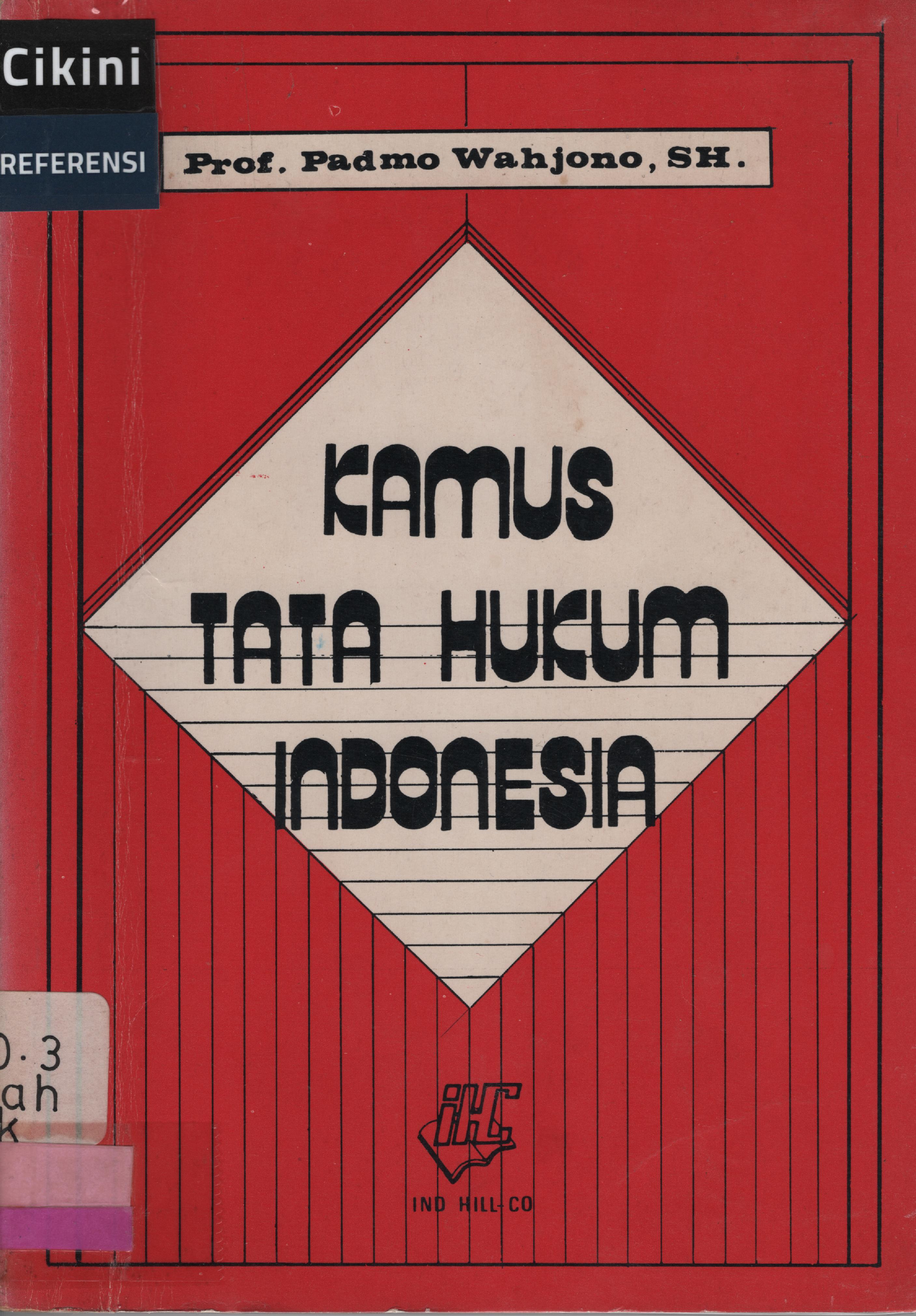 Kamus tata hukum Indonesia
