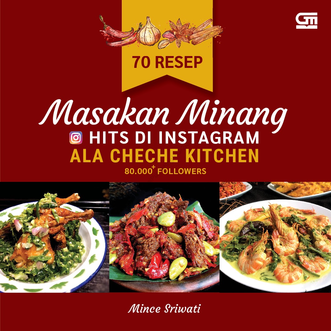 70 resep masakan minang :  hits di instagram ala cheche kitchen