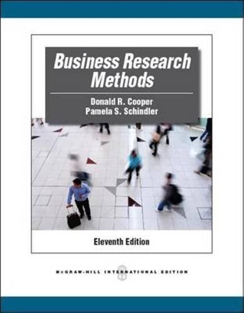 Business research methods : eleventh edition