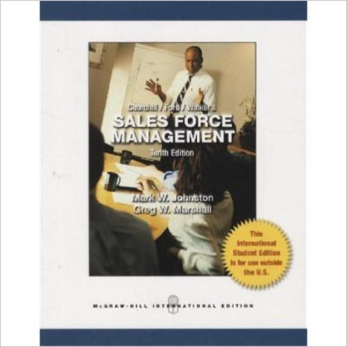 Sales force management (tenth edition)