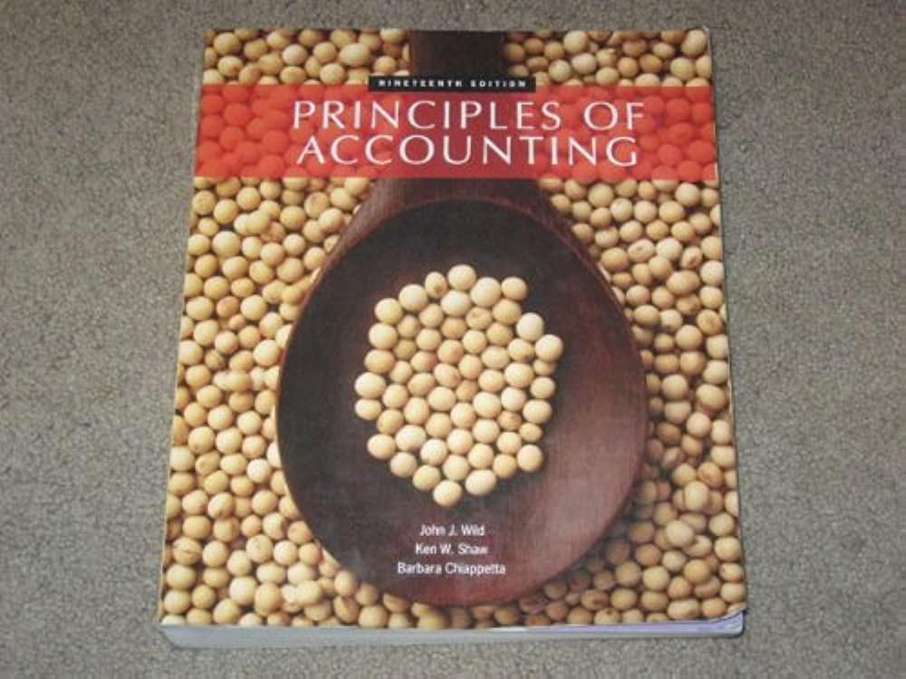 Fundamental accounting principles : nineteenth edition