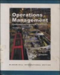 Operations management : Contemporary concepts and cases