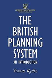 The British planning system :  an introduction