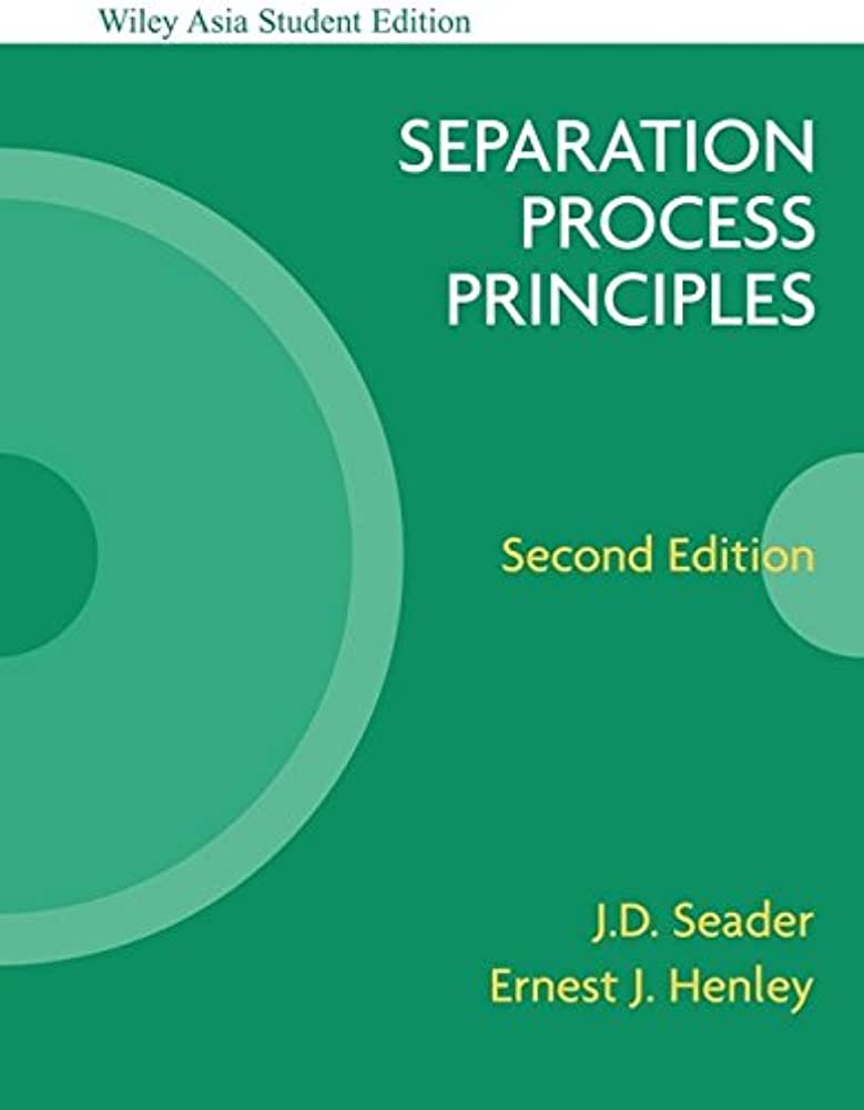 Separation process principles