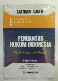 Latihan ujian :  pengantar hukum indonesia