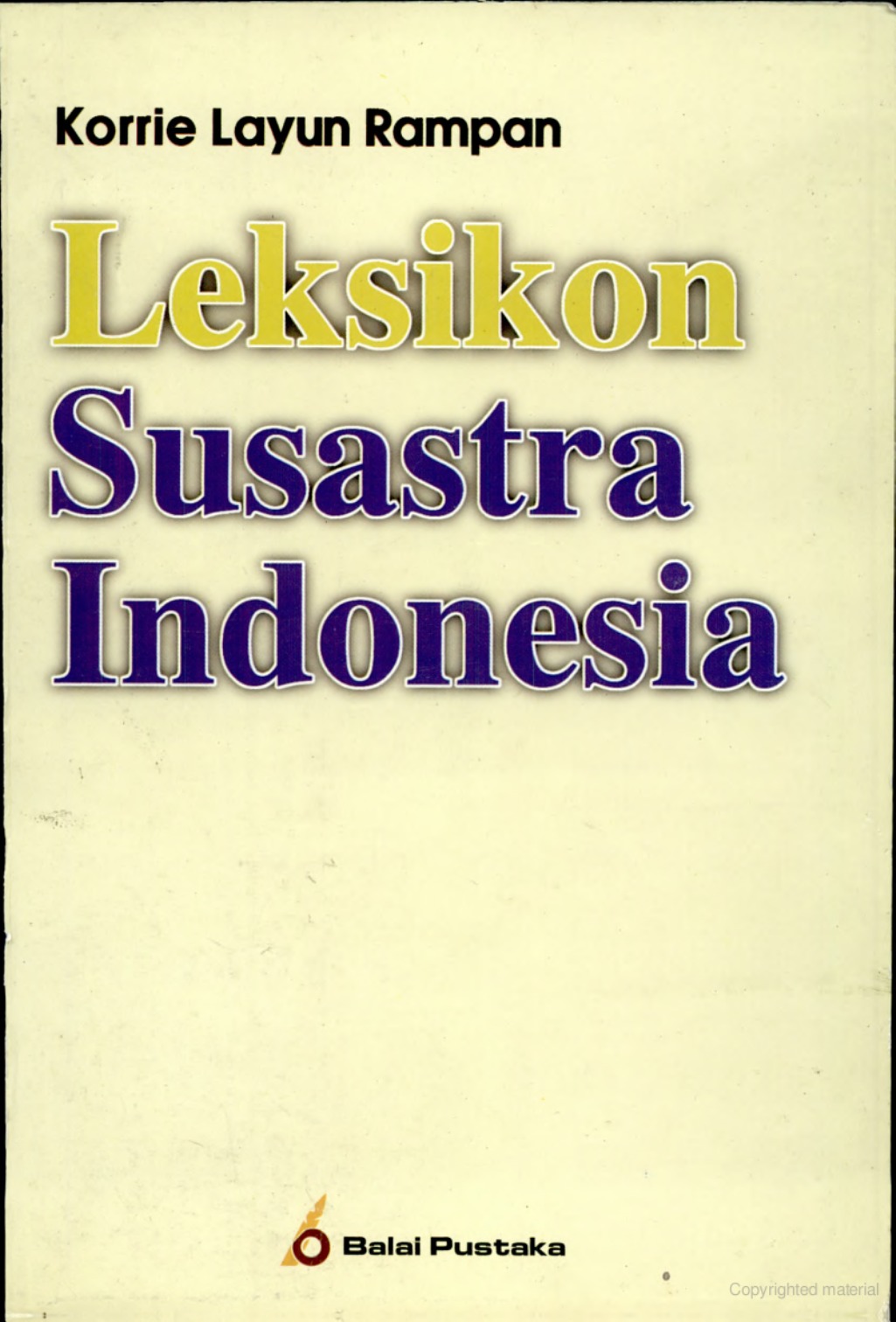 Leksikon susastra Indonesia