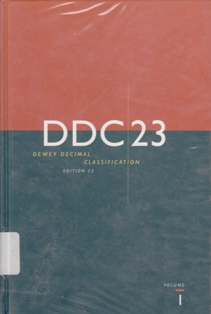 DDC 23 :  Dewey Decimal Classification Edition 23