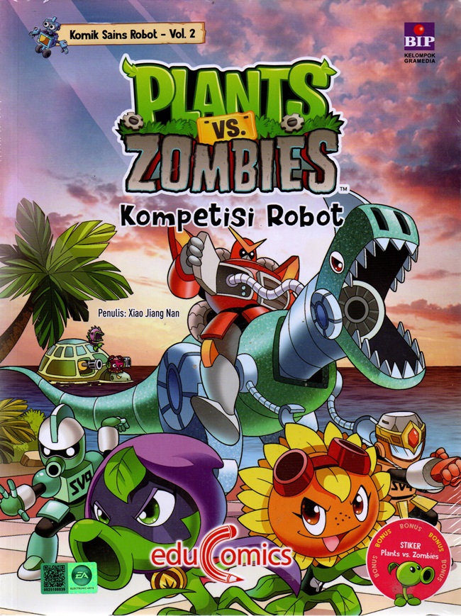 Plants vs zombies komik sains robot 2 :  kompetisi robot