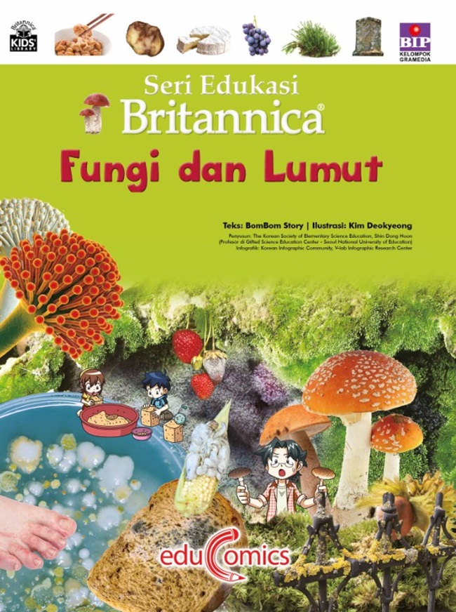 Seri edukasi britannica :  fungi dan lumut