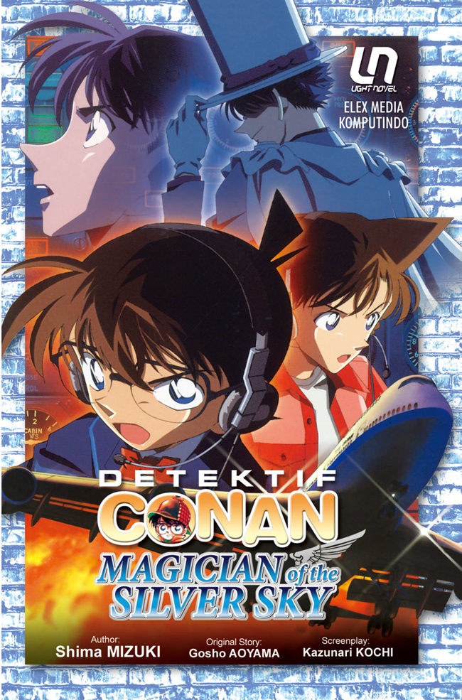 Light Novel Detektif Conan : Magician of the silver sky