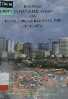Informasi pelayanan pertahanan dan Izin Mendirikan Bangunan (IMB) di Jakarta