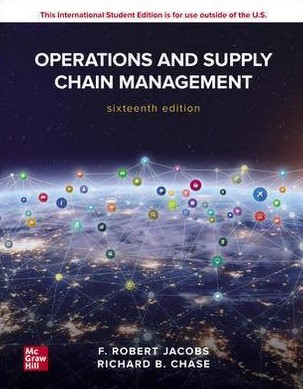 Operations and supply chain management : sixteenth edition
