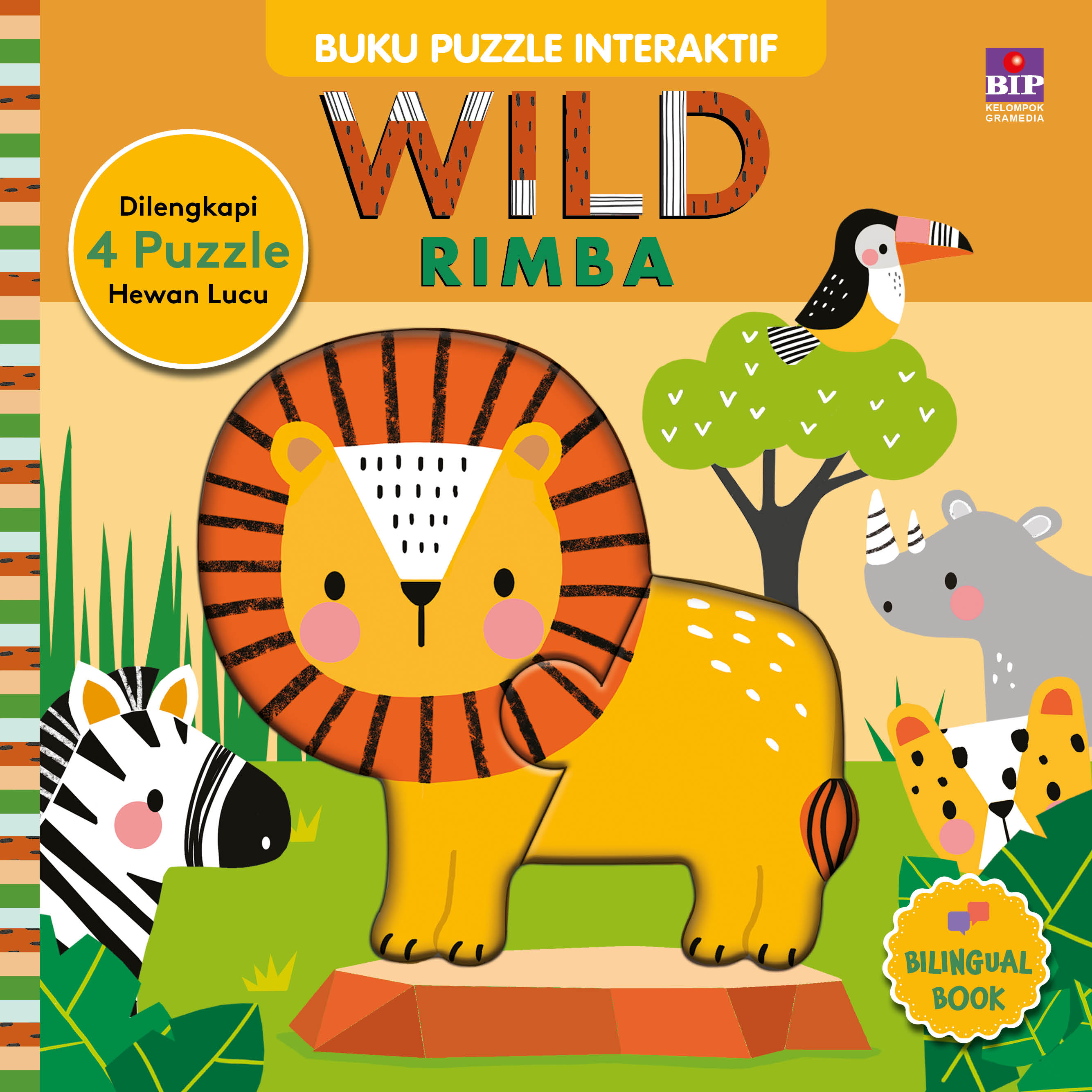 Buku puzzle interaktif : wild = rimba