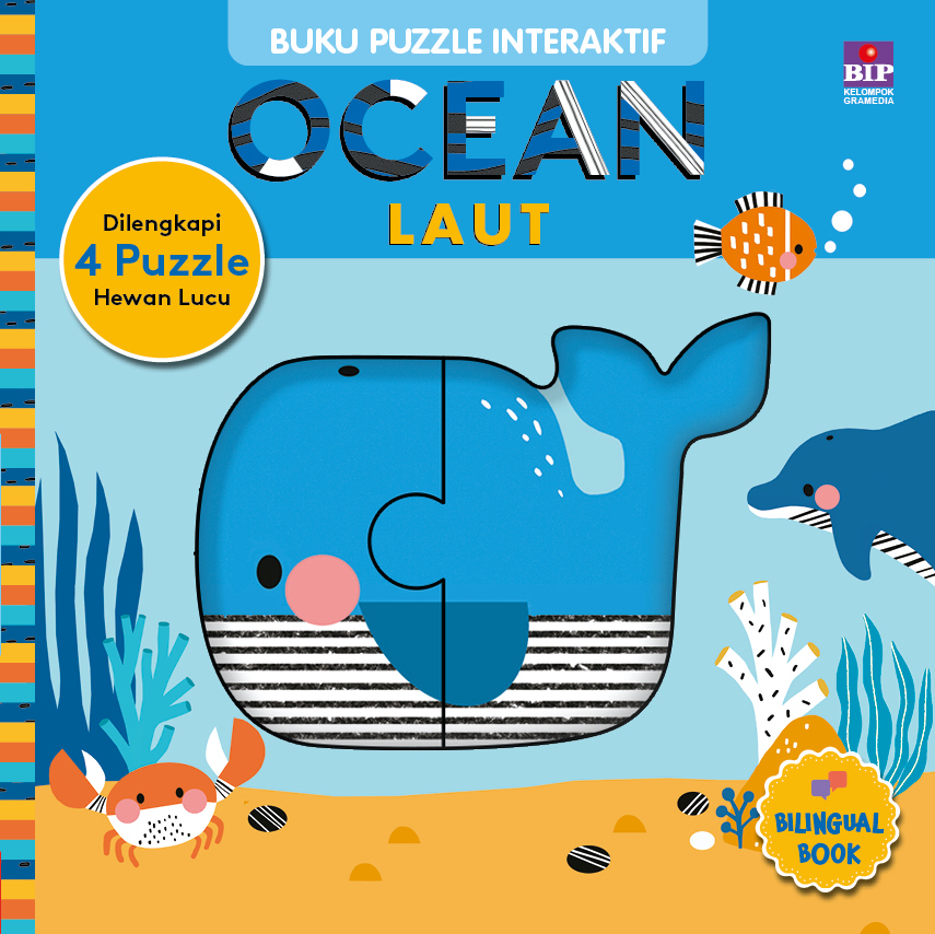 Buku puzzle interaktif : ocean = laut
