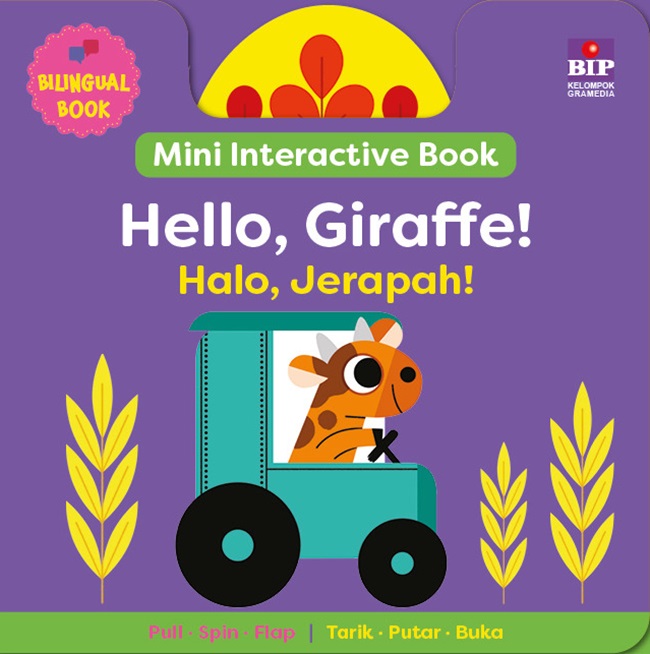 Hello, giraffe! = halo, jerapah!
