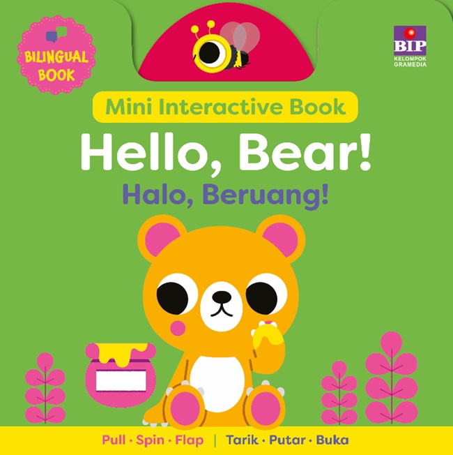Hello, bear! = halo, beruang!