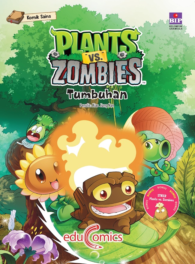 Komik sains plants vs zombies :  tumbuhan