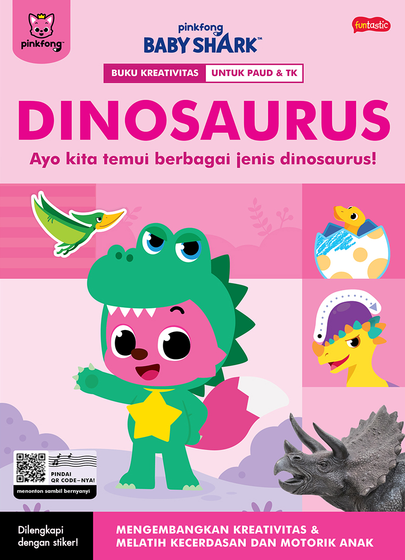 Buku kreativitas Dinosaurus