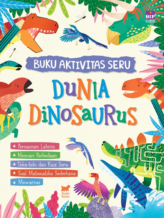 Buku aktivitas seru : dunia dinosaurus