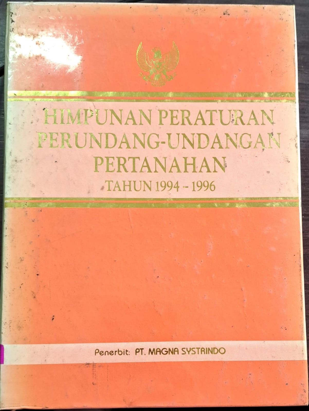 Himpunan peraturan perundang-undangan pertahanan tahun 1994-1996