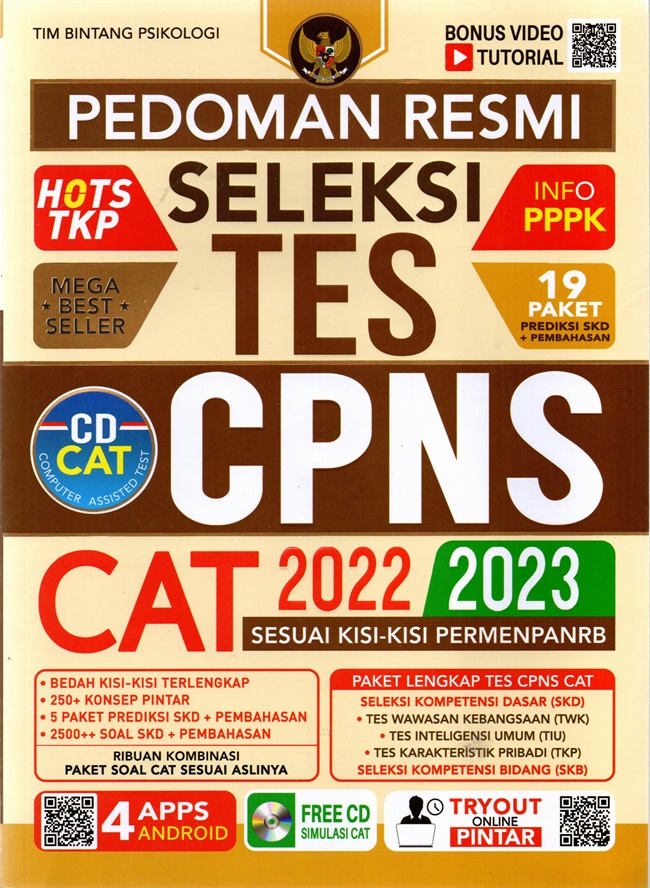 Pedoman resmi seleksi tes CPNS CAT 2022/2023